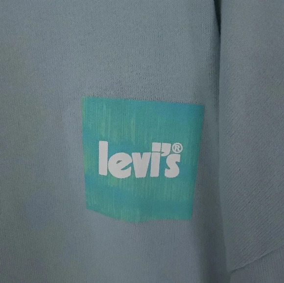 Levi's The Force of Nature Sterling Blue oversized sweater NWT Size medium - Picture 4 of 12